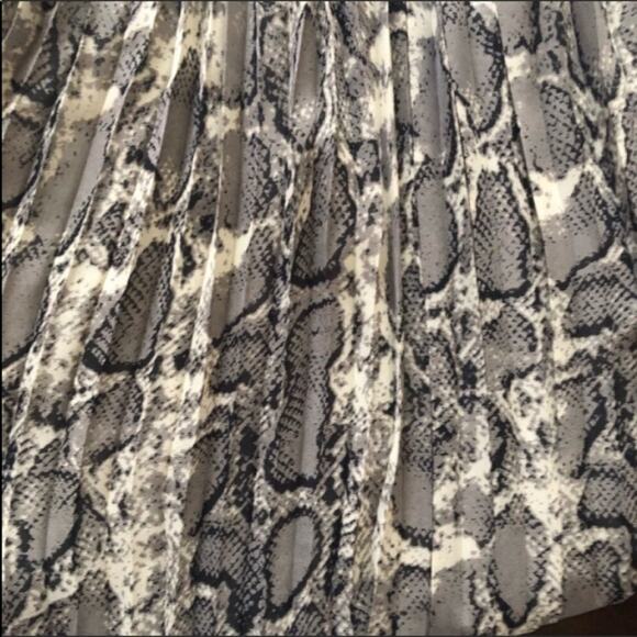New Rachel Zoe Animal‎ Print Pleated Skirt - Picture 3 of 5